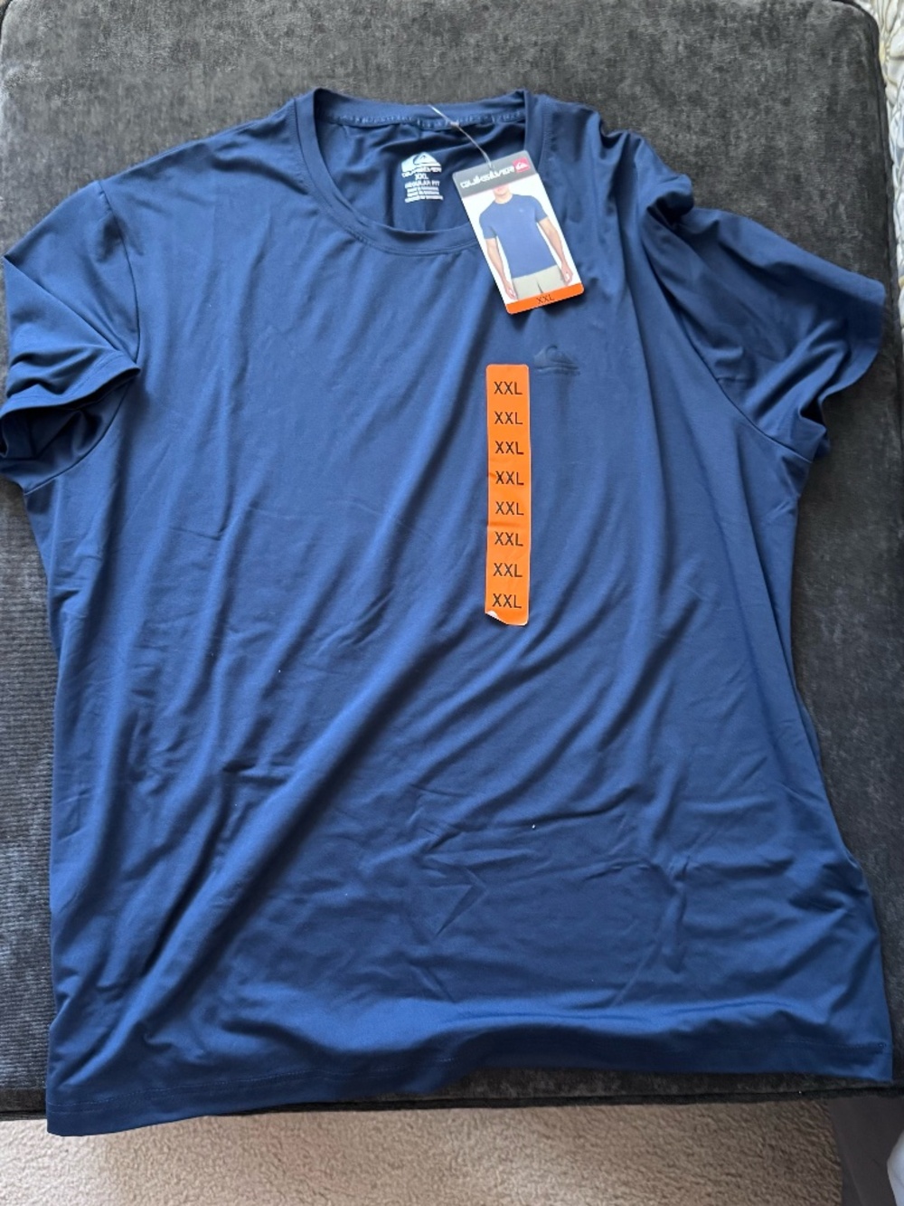 Quiksilver Men's XXL Blue Athletic T-Shirt